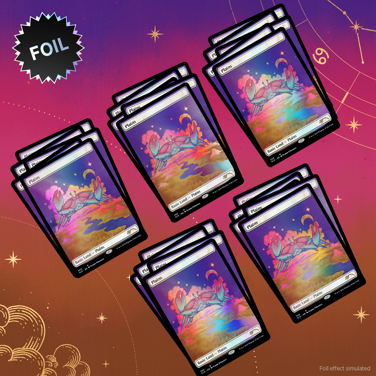 Secret Lair Bundle Astrology Lands Cancer Foil