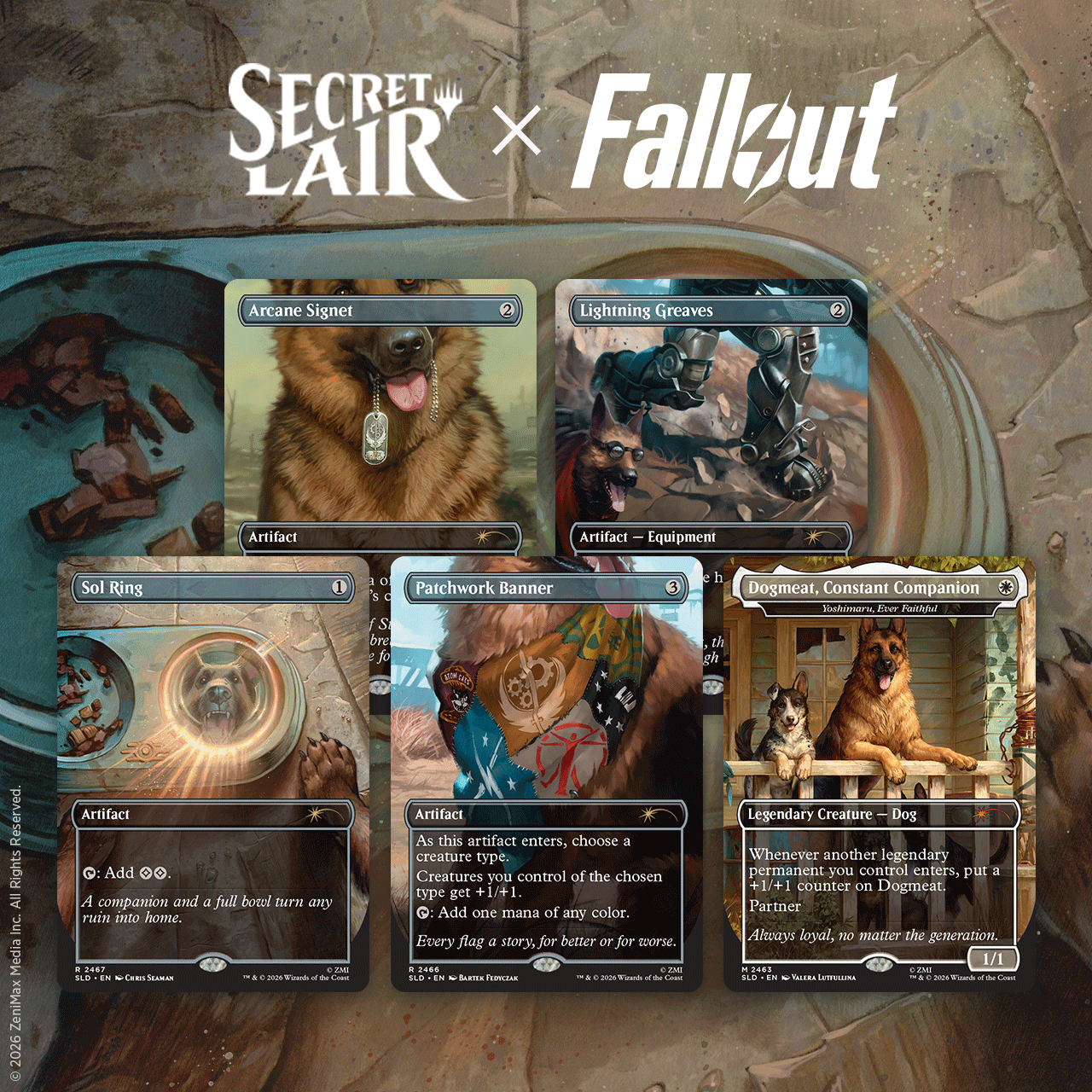 Secret Lair Drop Fallout Greet the Dog