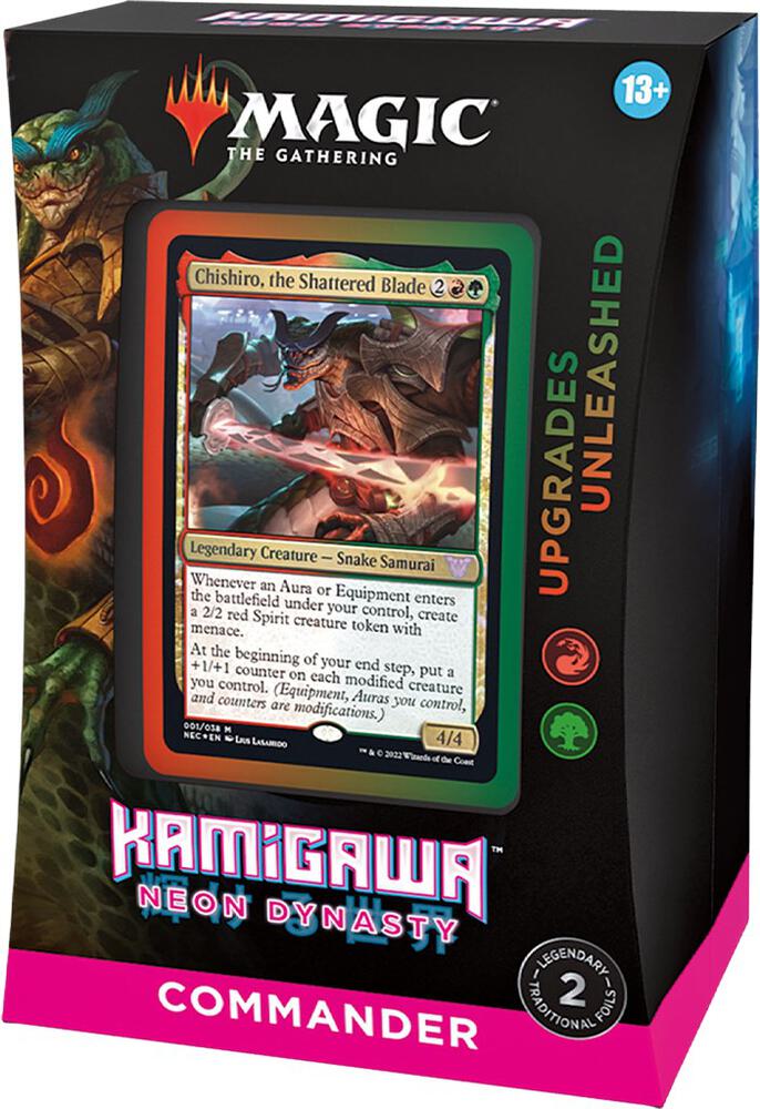 Kamigawa Neon Dynasty Commander Deck Upgrades Unleashed Minimal Packaging
