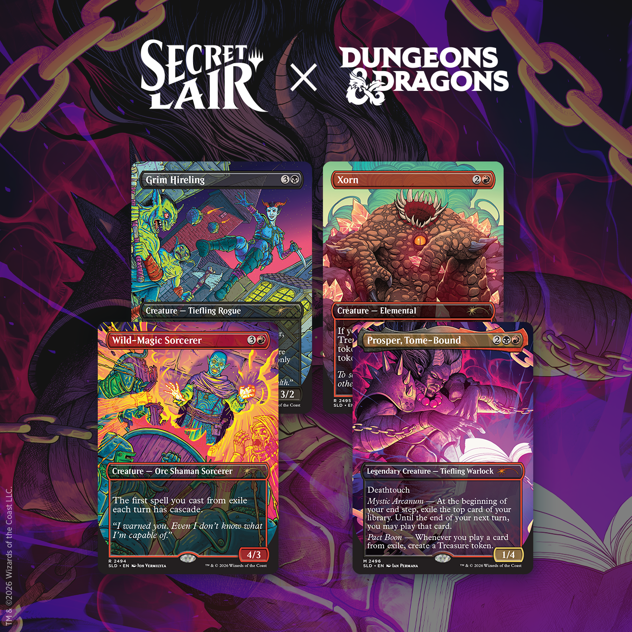 Secret Lair Drop Dungeons & Dragons Shadows Over Baldurs Gate