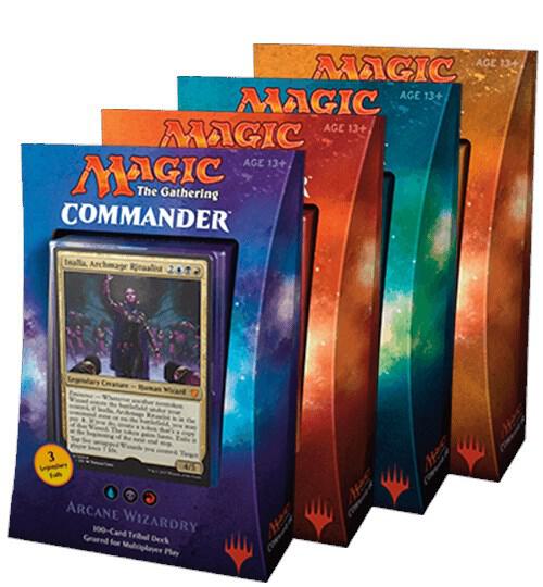 Commander 2017 Commander Decks Set of 4