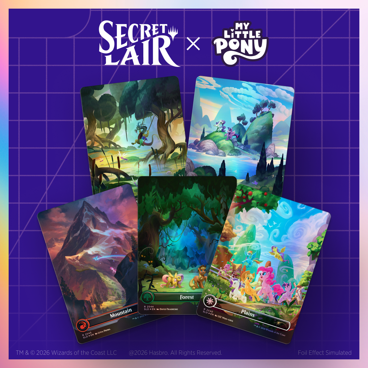 Secret Lair Drop My Little Pony The Lands of Equestria Foil