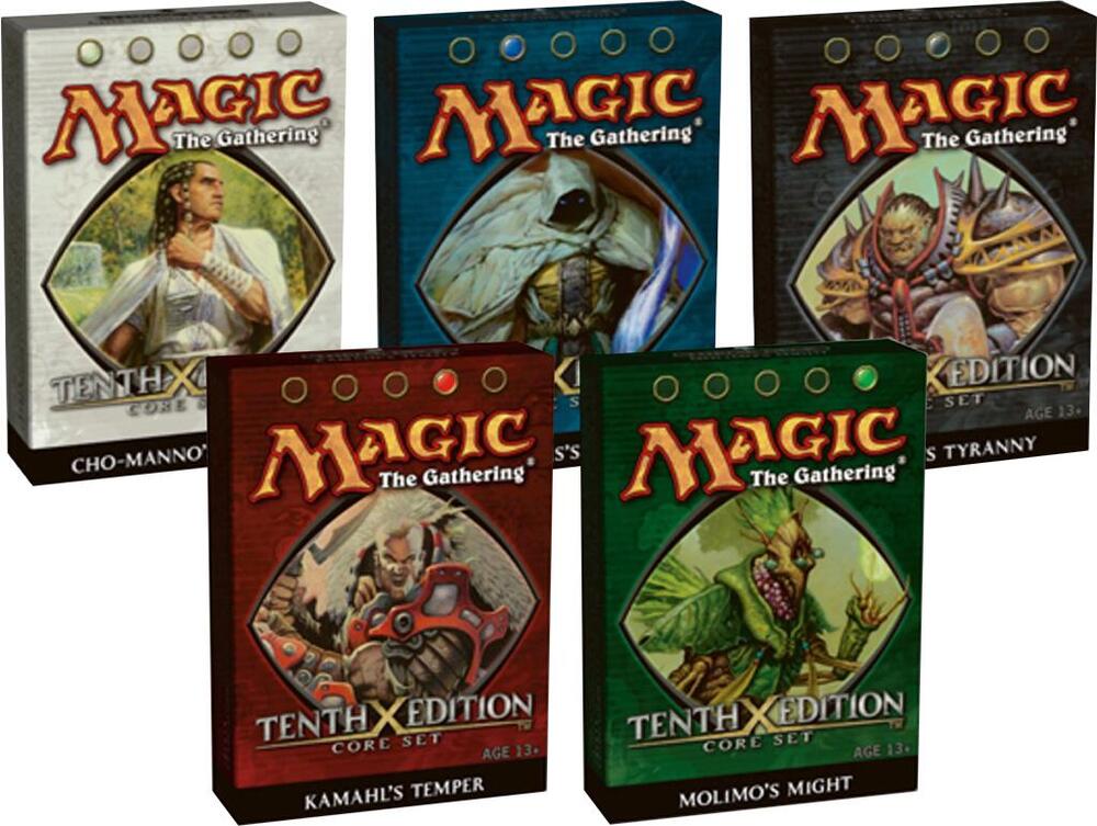 Tenth Edition Theme Decks Set of 5