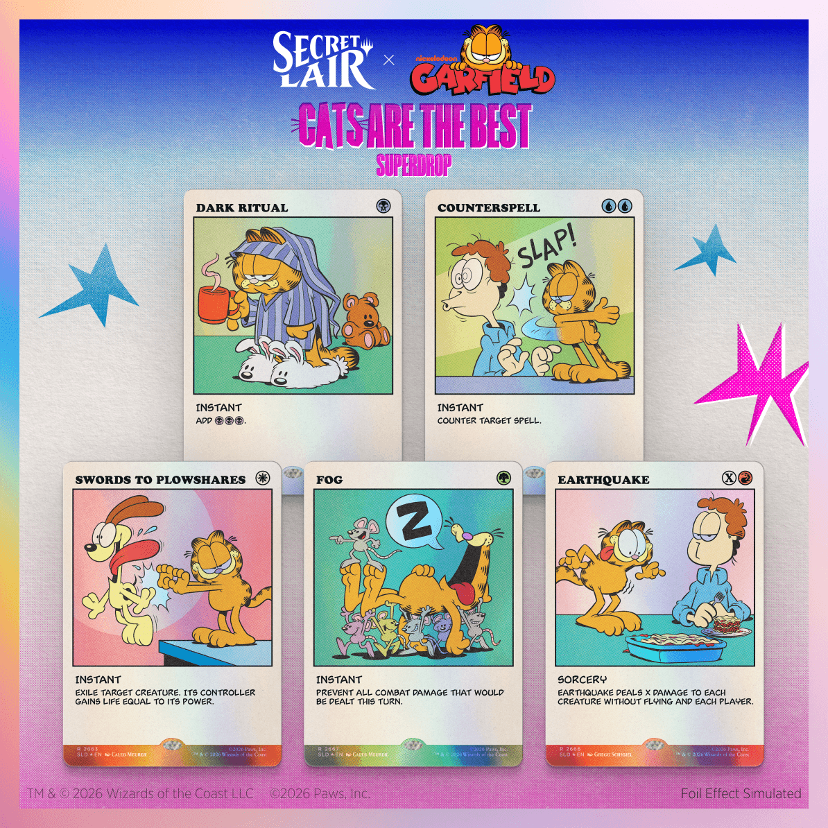 Secret Lair Drop Garfield As Intended Foil