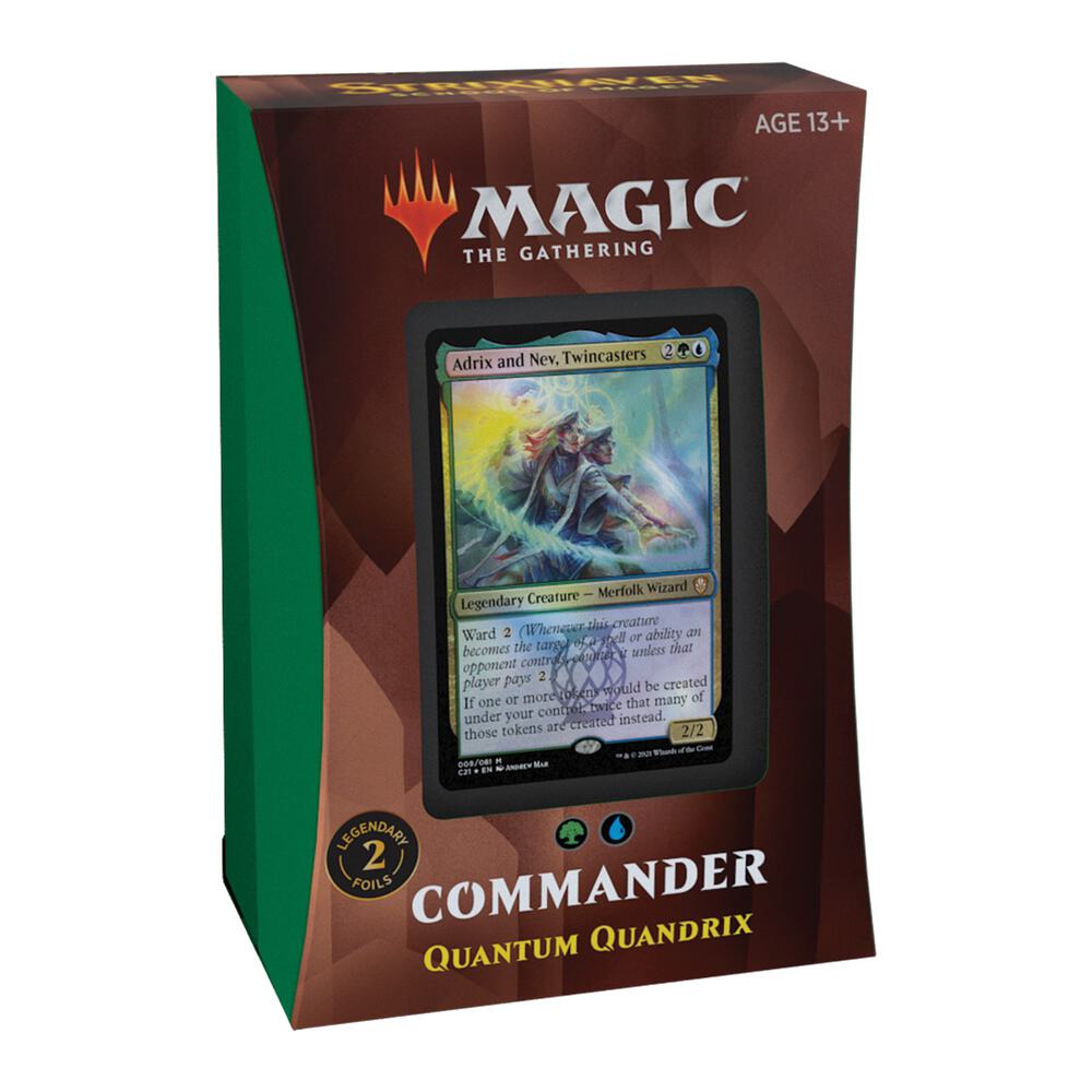Commander 2021 Commander Deck Quantum Quandrix Minimal Packaging