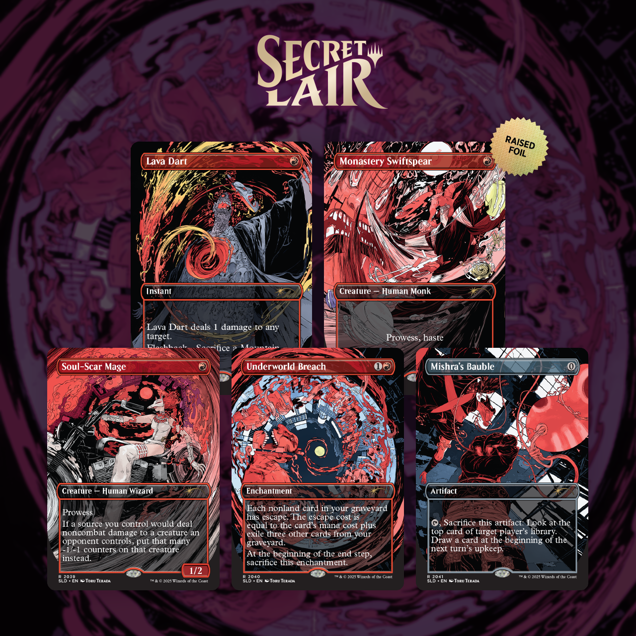 Secret Lair Drop vroooOOOMMMMMM! Raised Foil