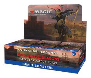 Commander Legends Battle for Baldurs Gate Draft Booster Box Case