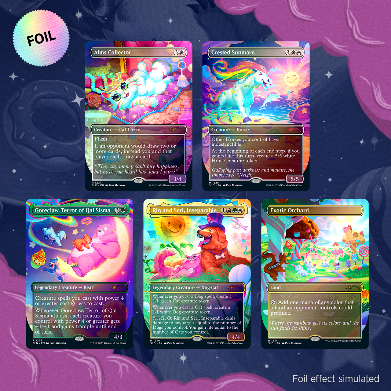 Secret Lair Drop The 90s Binder Experience Foil