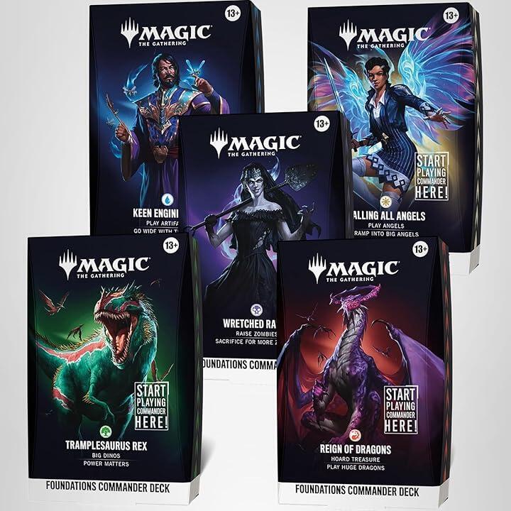 Foundations Commander Decks Set of 5