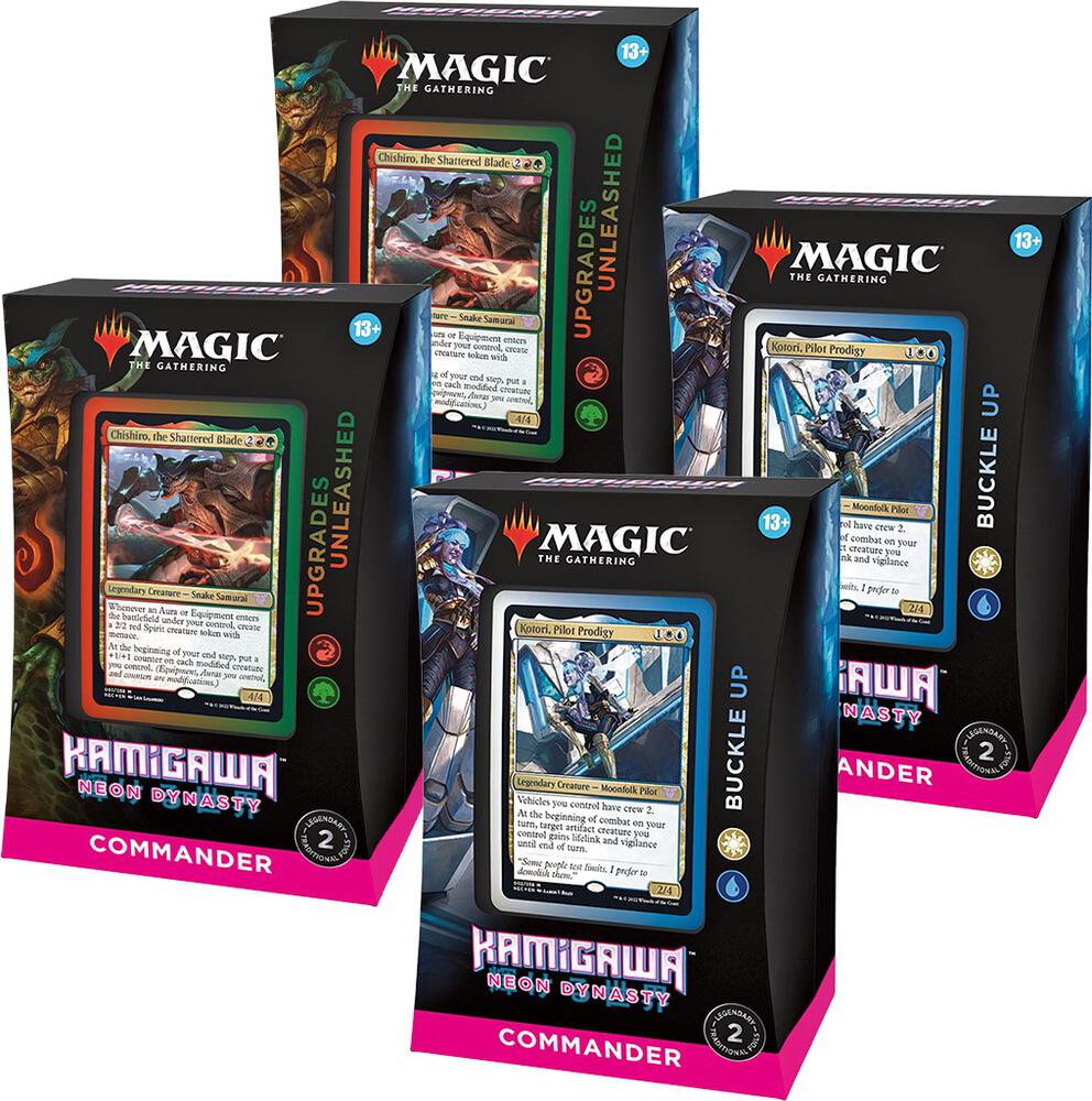 Kamigawa Neon Dynasty Commander Deck Display