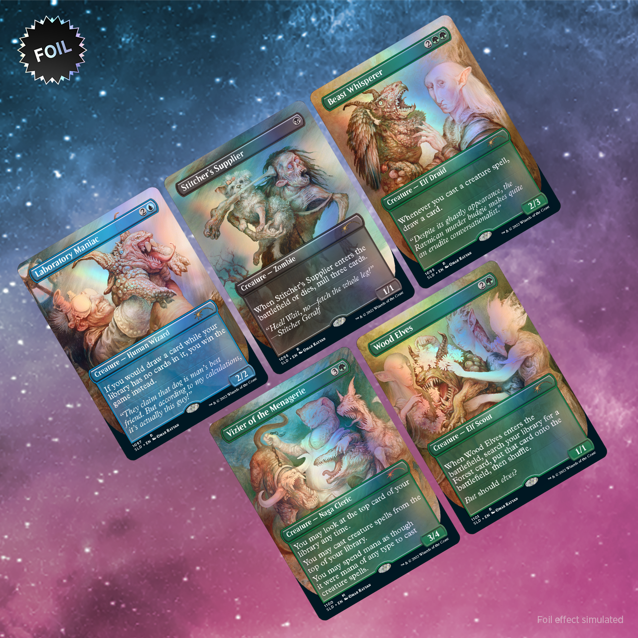 Secret Lair Drop The Weirdest Pets in the Multiverse Foil