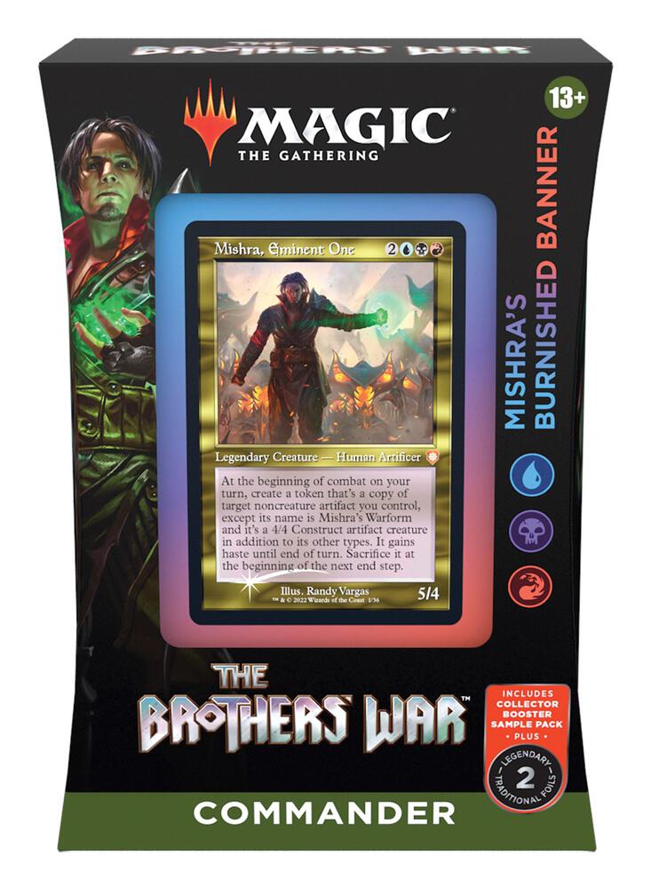 The Brothers' War Commander Deck Mishras Burnished Banner