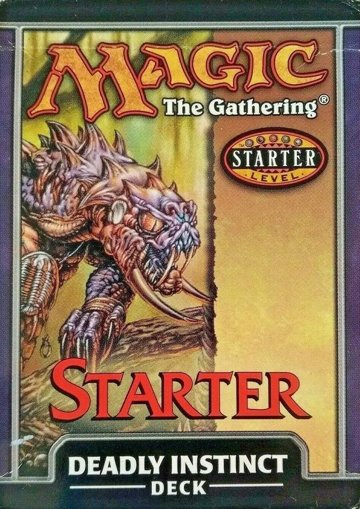 Starter 1999 Theme Deck Deadly Instinct