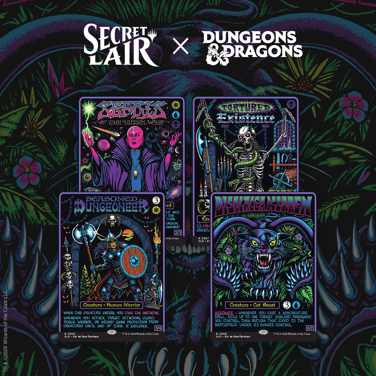Secret Lair Drop Dungeons & Dragons Black Lights & Dark Dungeons