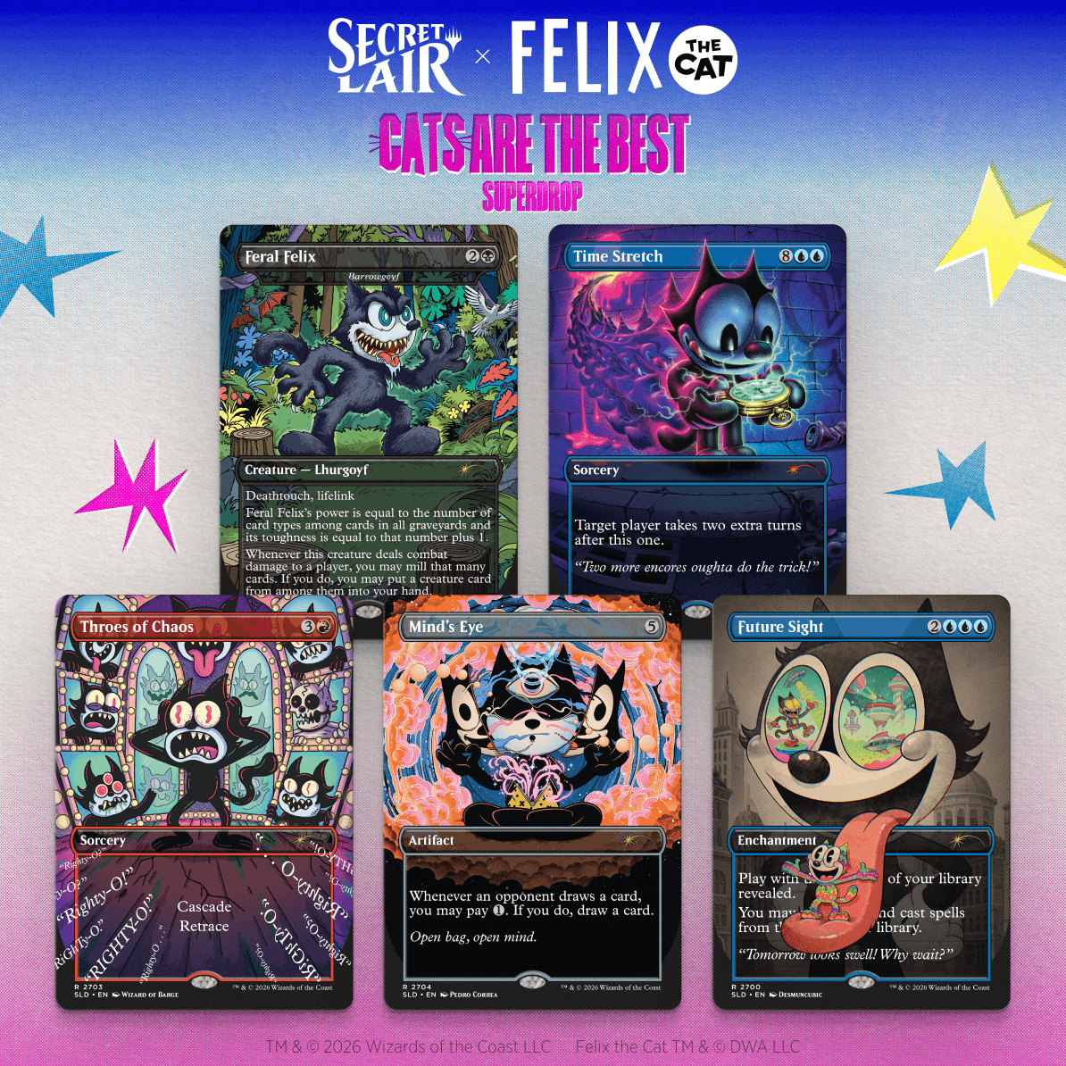Secret Lair Drop Felix the Cat Magic Bag of Tricks