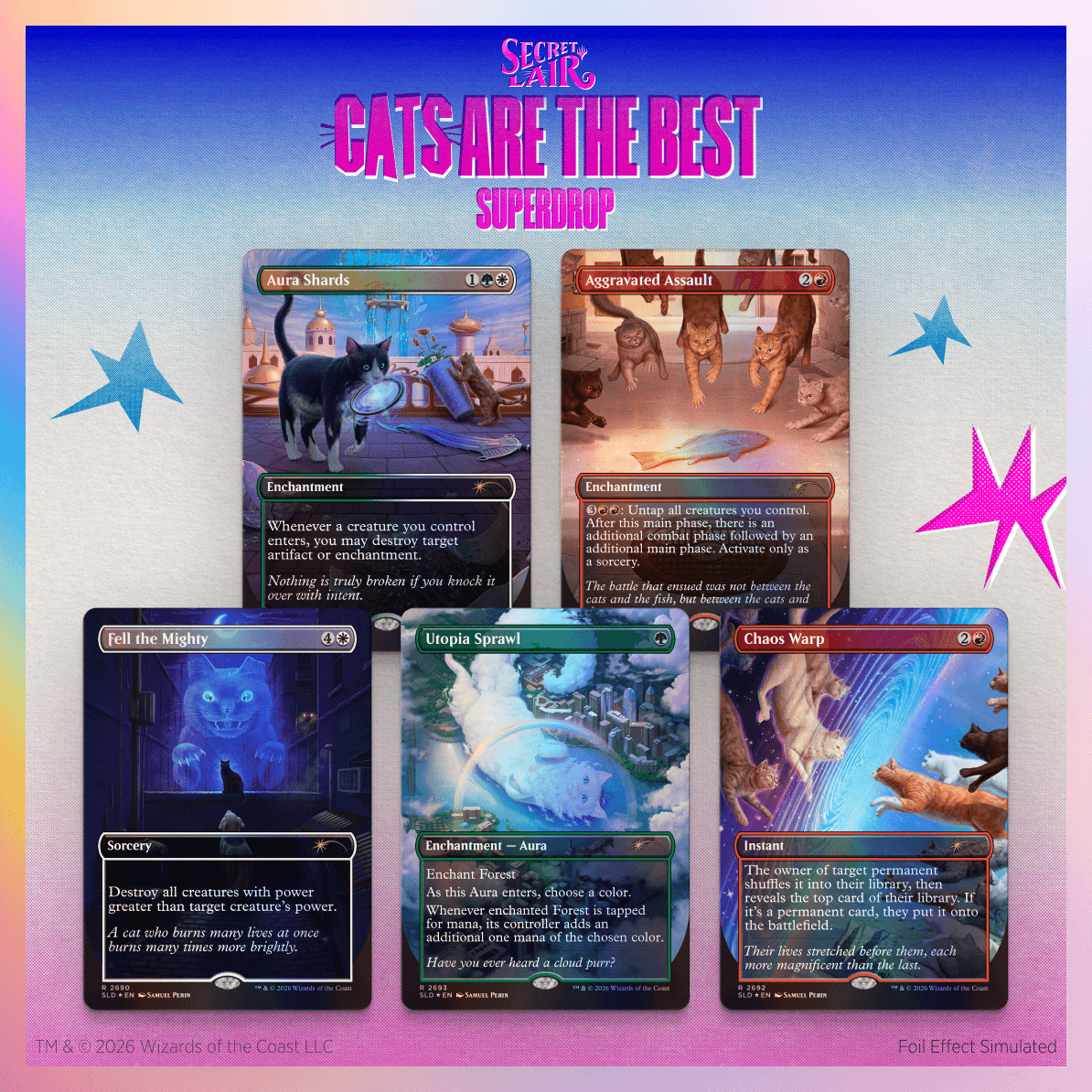 Secret Lair Drop Cats of Chaos Foil