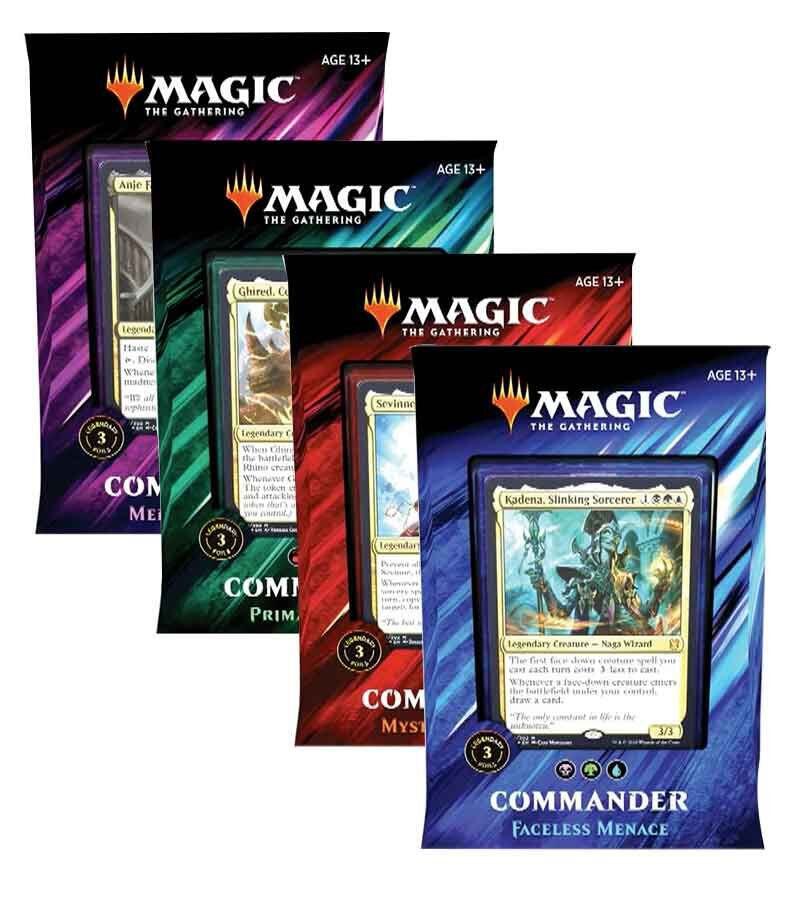 Commander 2019 Commander Decks Set of 4