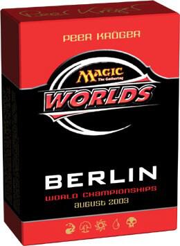 2003 World Championship Deck Peer Kroger