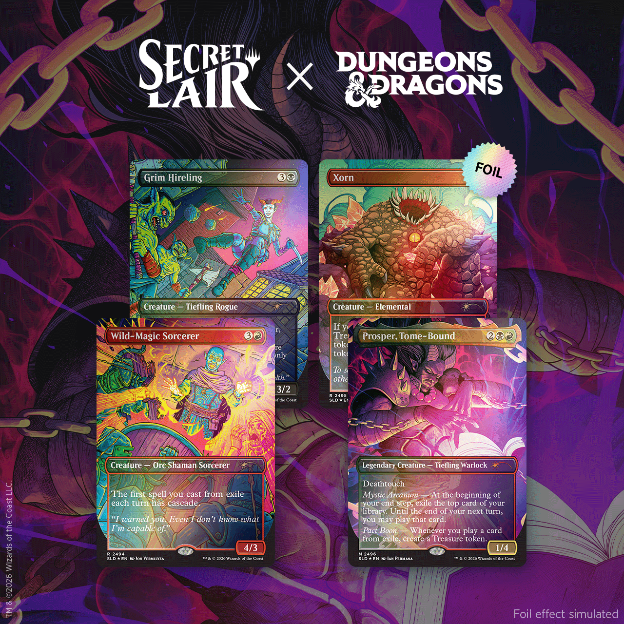 Secret Lair Drop Dungeons & Dragons Shadows Over Baldurs Gate Foil