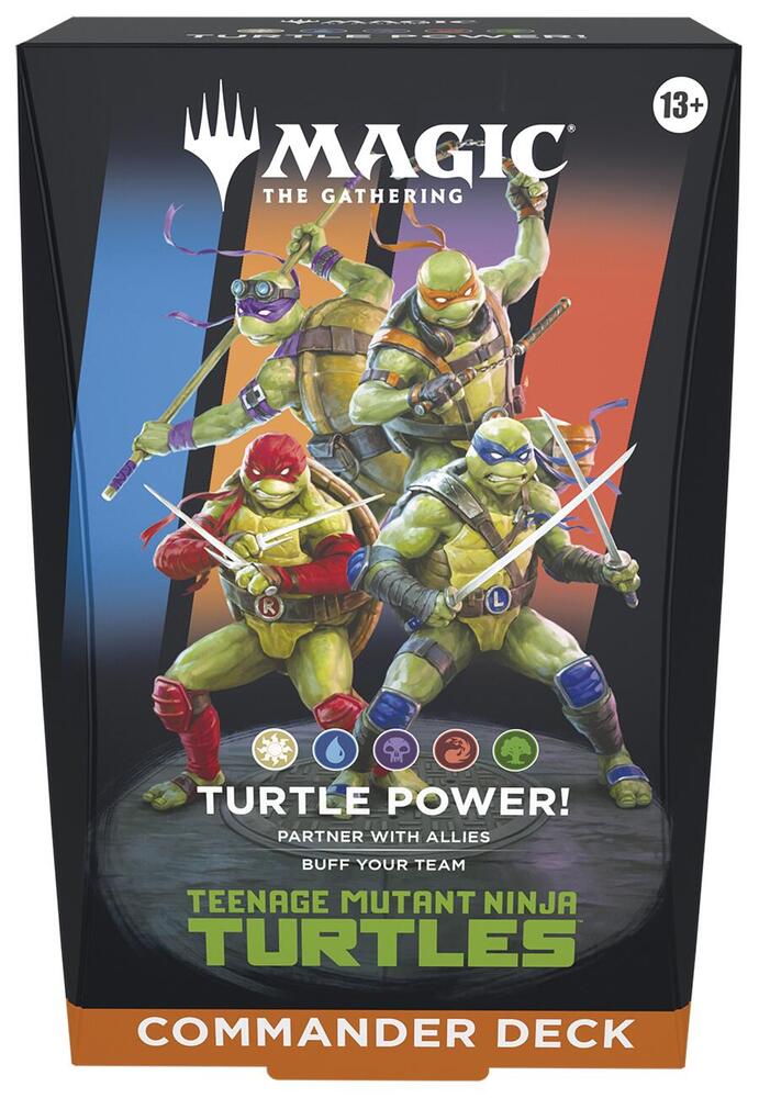 Teenage Mutant Ninja Turtles Commander Deck Turtle Power Case