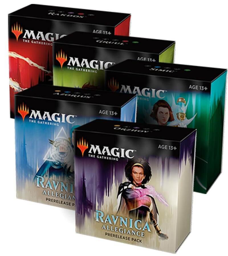 Ravnica Allegiance Prerelease Pack Set of 5