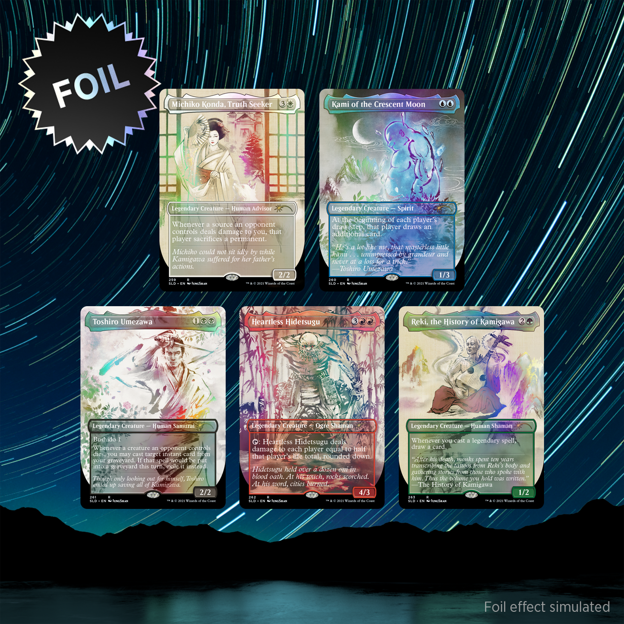 Secret Lair Drop Kamigawa Ink Foil