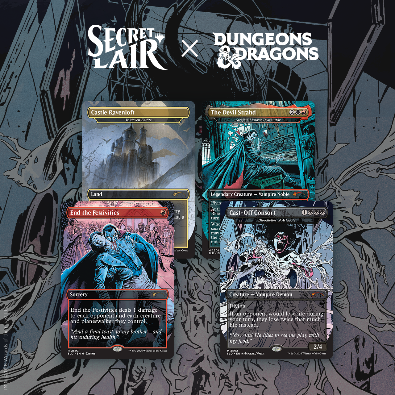 Secret Lair Drop Dungeons & Dragons Strahds Descent
