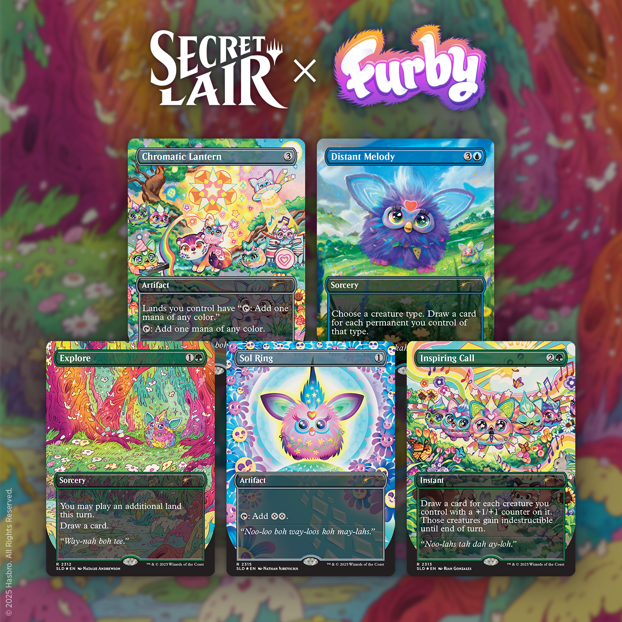 Secret Lair Drop Furby Doo ay Noo lah