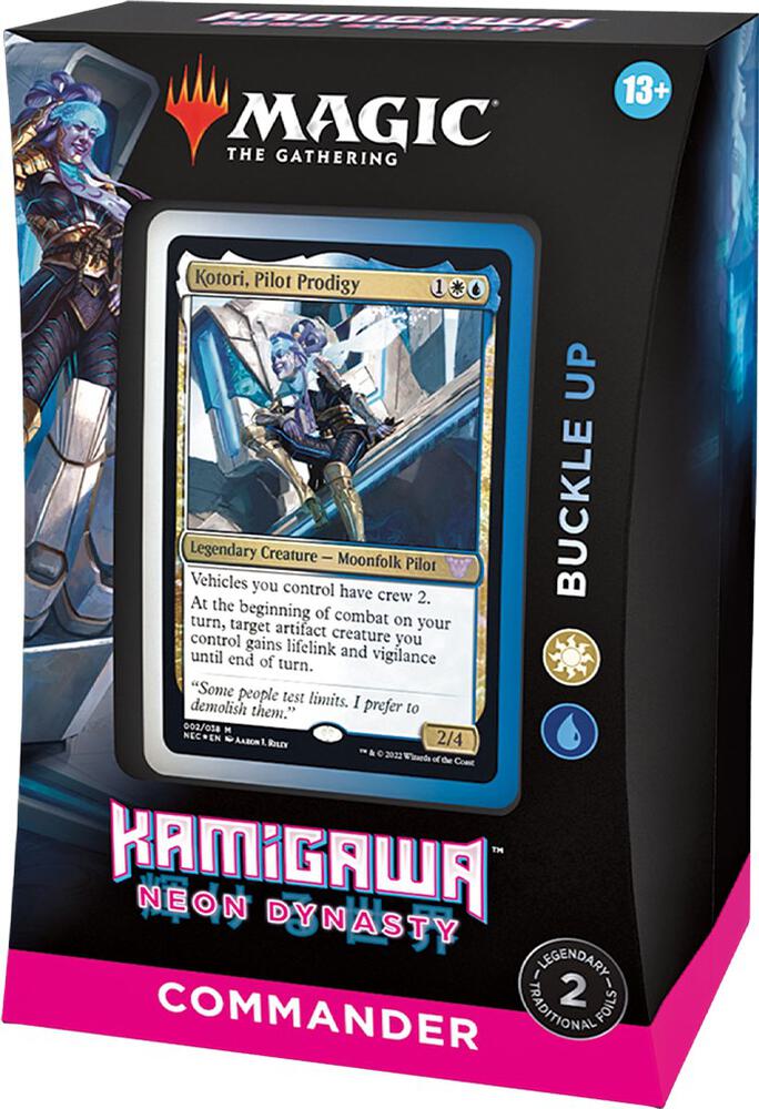 Kamigawa Neon Dynasty Commander Deck Buckle Up Minimal Packaging