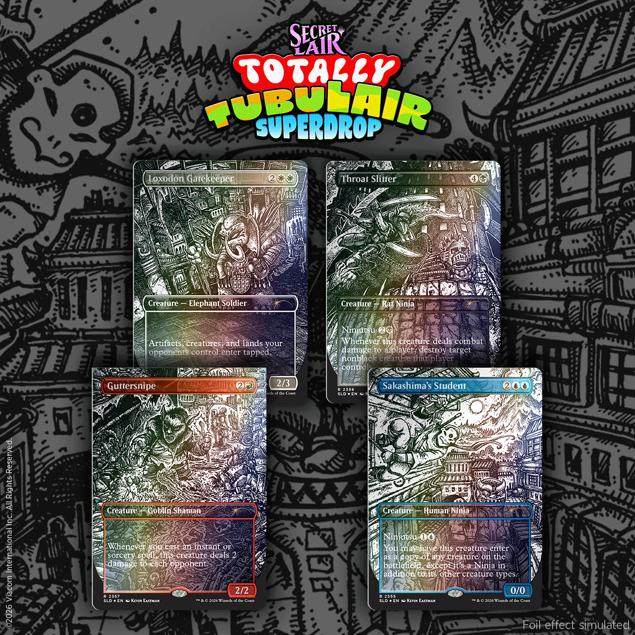 Secret Lair Drop Featuring Kevin Eastman (Inks) Foil