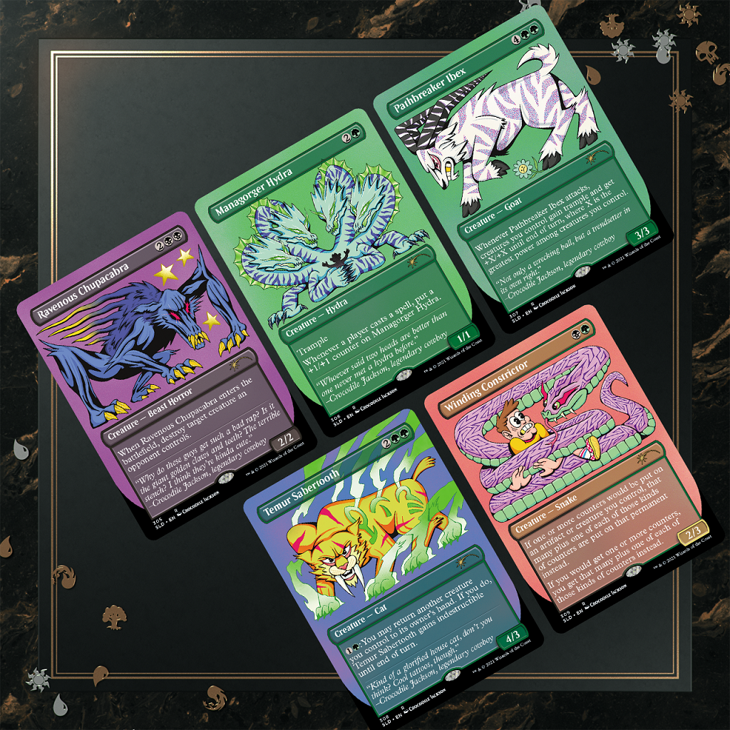 Secret Lair Drop Crocodile Jacksons Monstrous Menagerie
