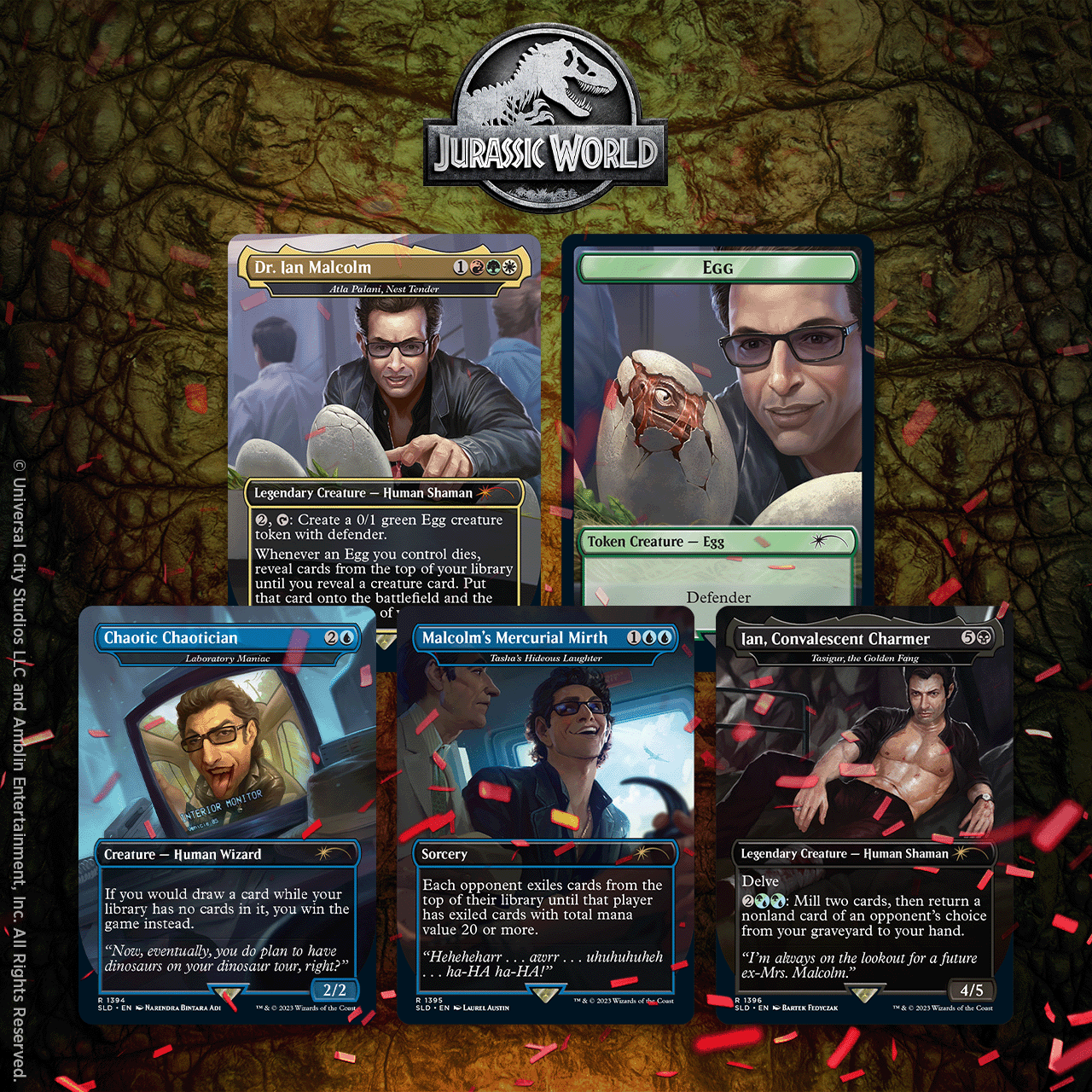 Secret Lair Drop Secret Lair x Jurassic World Dr Ian Malcolm