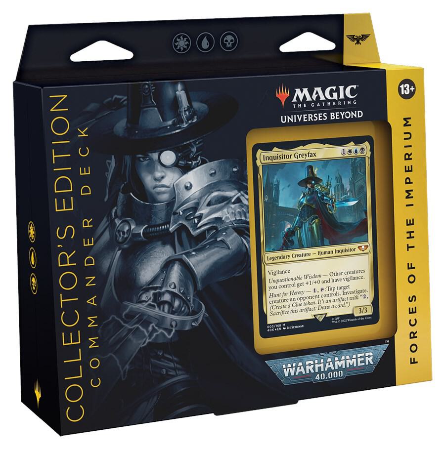 Warhammer 40000 Commander Deck Forces of the Imperium Collectors Edition