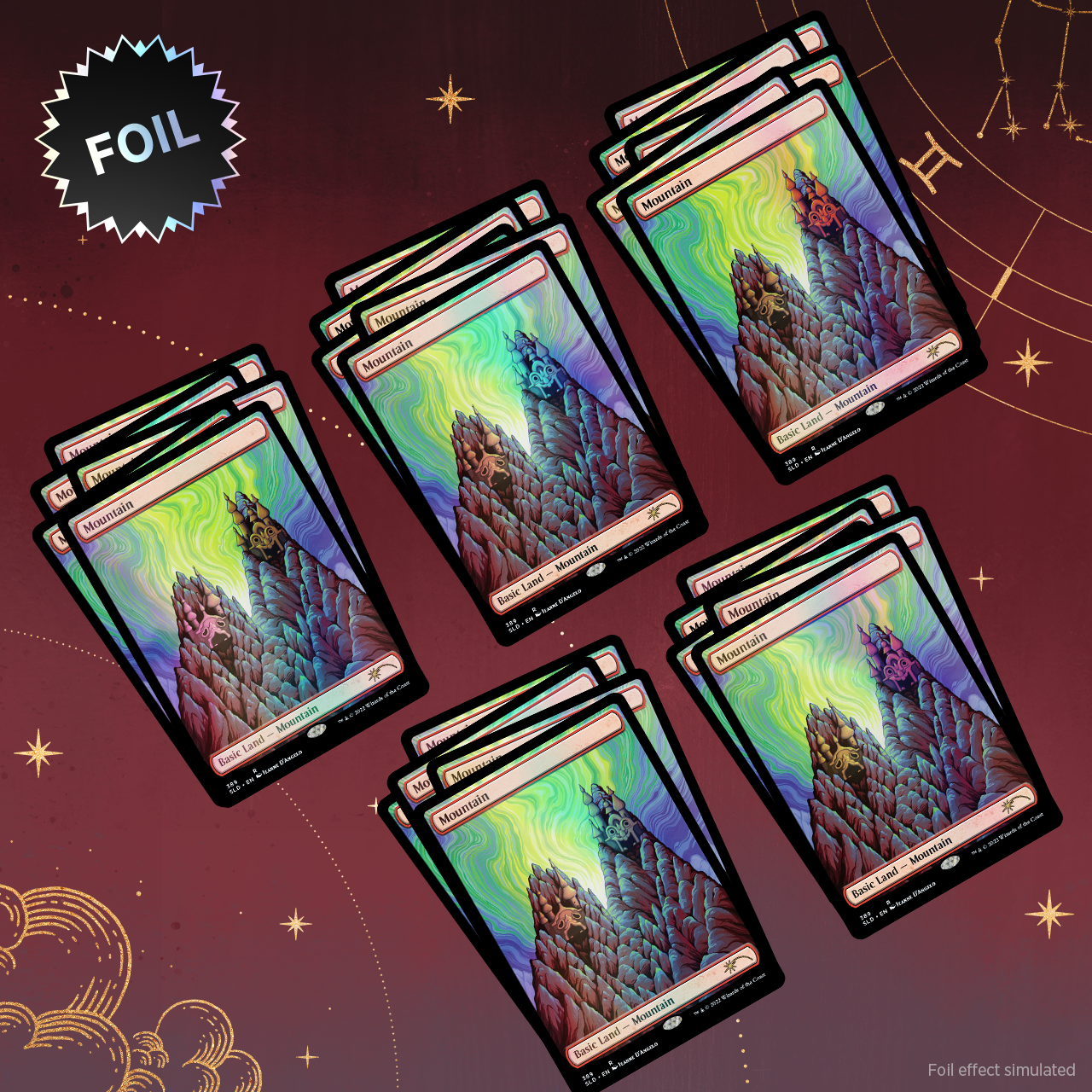 Secret Lair Bundle Astrology Lands Gemini Foil