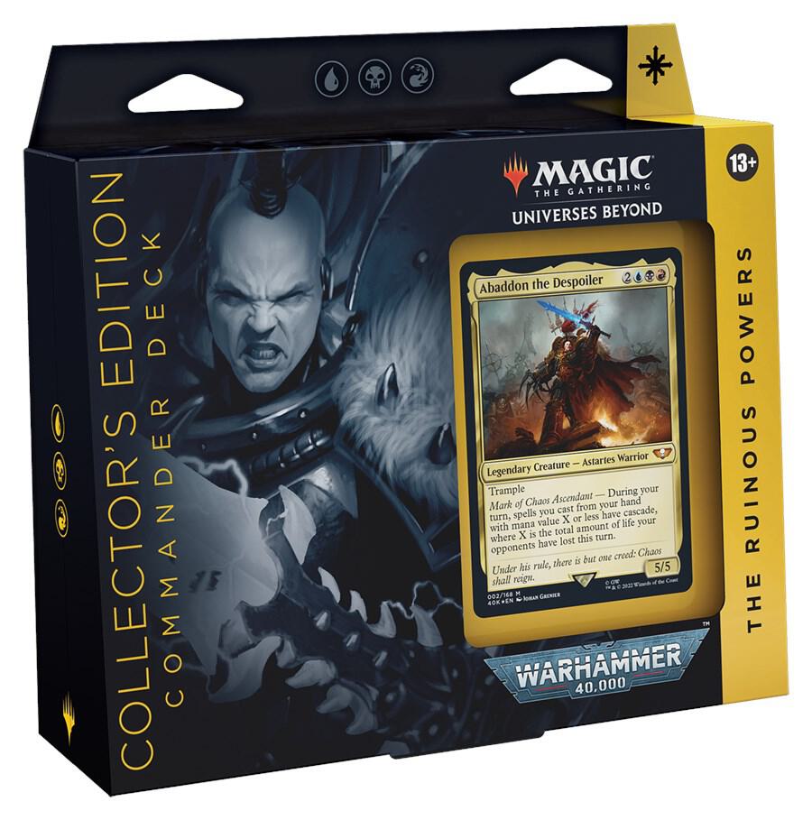 Warhammer 40000 Commander Deck The Ruinous Powers Collectors Edition