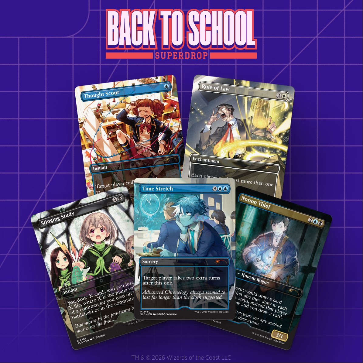 Secret Lair Drop Mahō Gakuin Seishun Hakusho — 魔法学院青春白書
