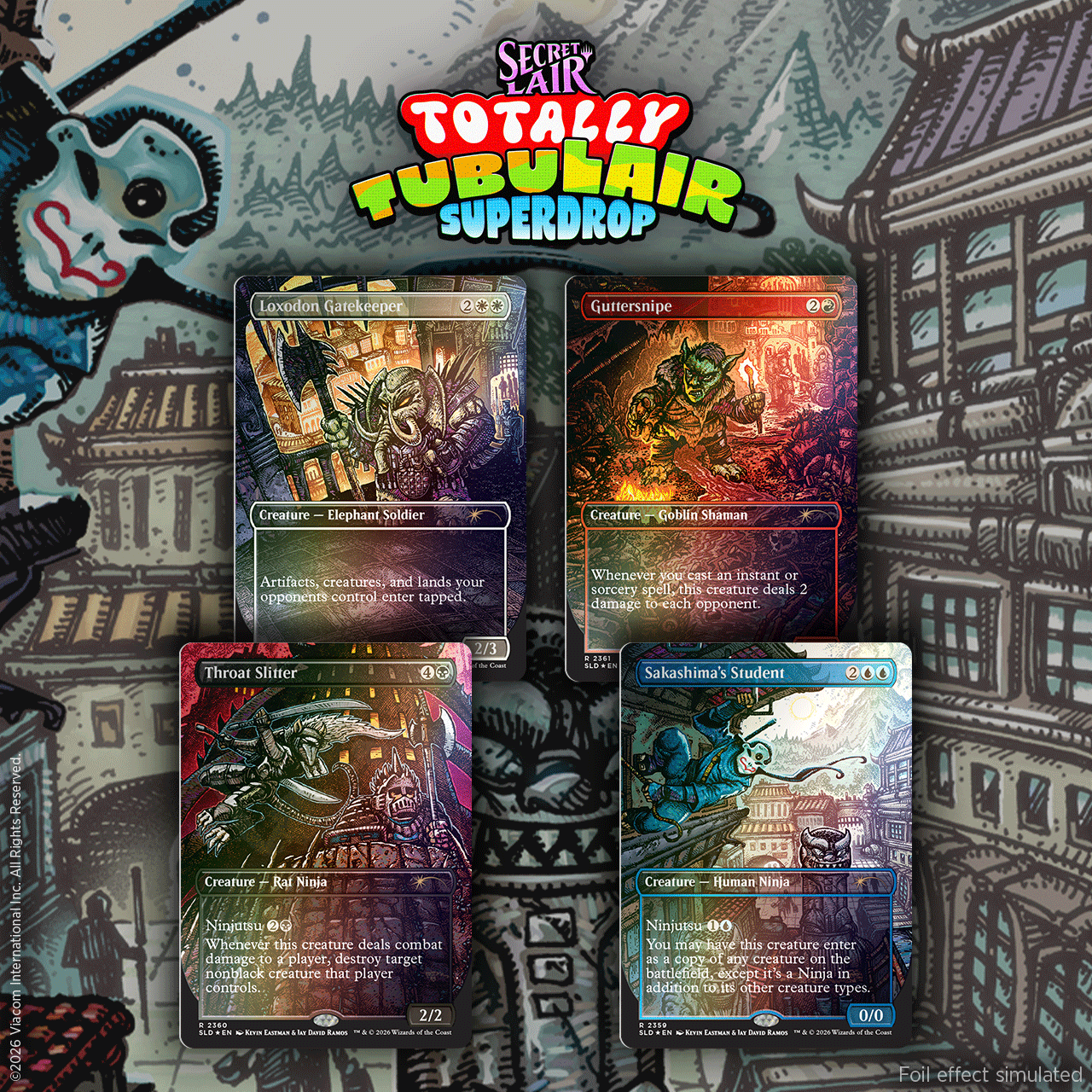 Secret Lair Drop Featuring Kevin Eastman (Colors) Foil